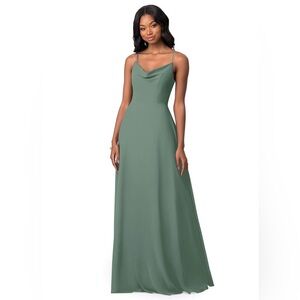 Azazie Daenerys Dress Eucalyptus Size 4